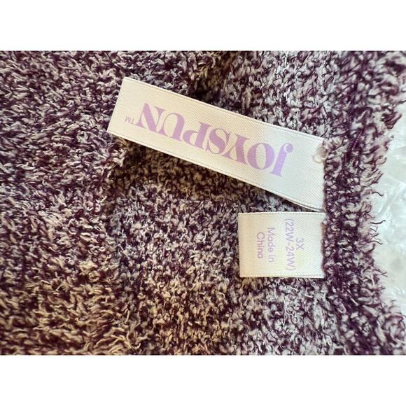 JOYSPUN super soft purple tank womens plus size 3x nwt - Picture 5 of 5